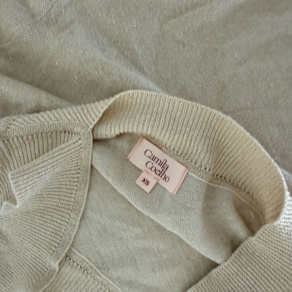 Camila Coelho Tan Knit Sweater - Picture 4 of 4